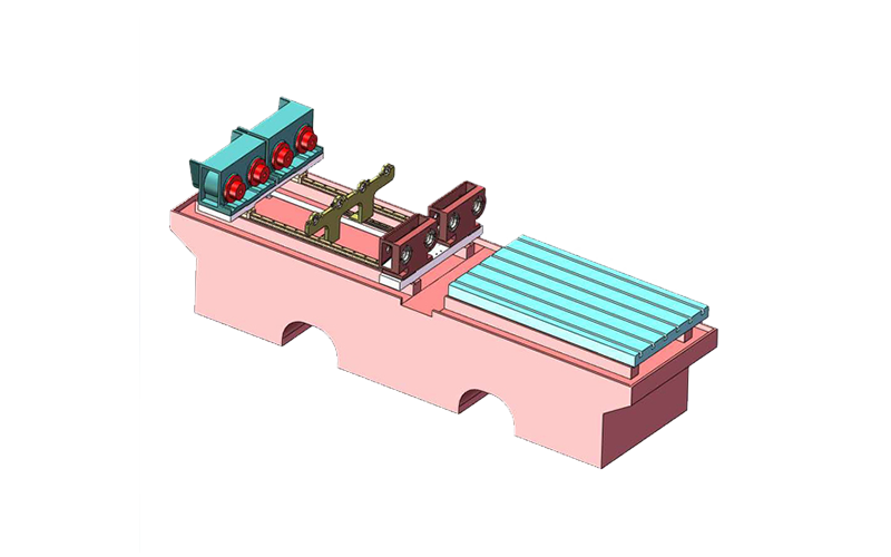 Four axis deep hole drill