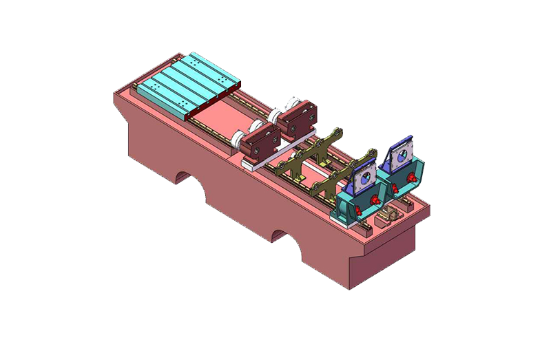 Four axis dual-mode feed deep hole drill
