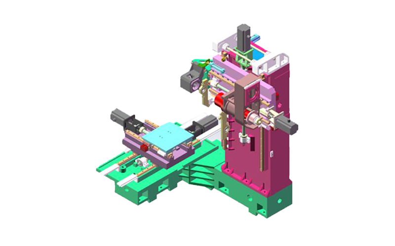 Five axis deep hole drill